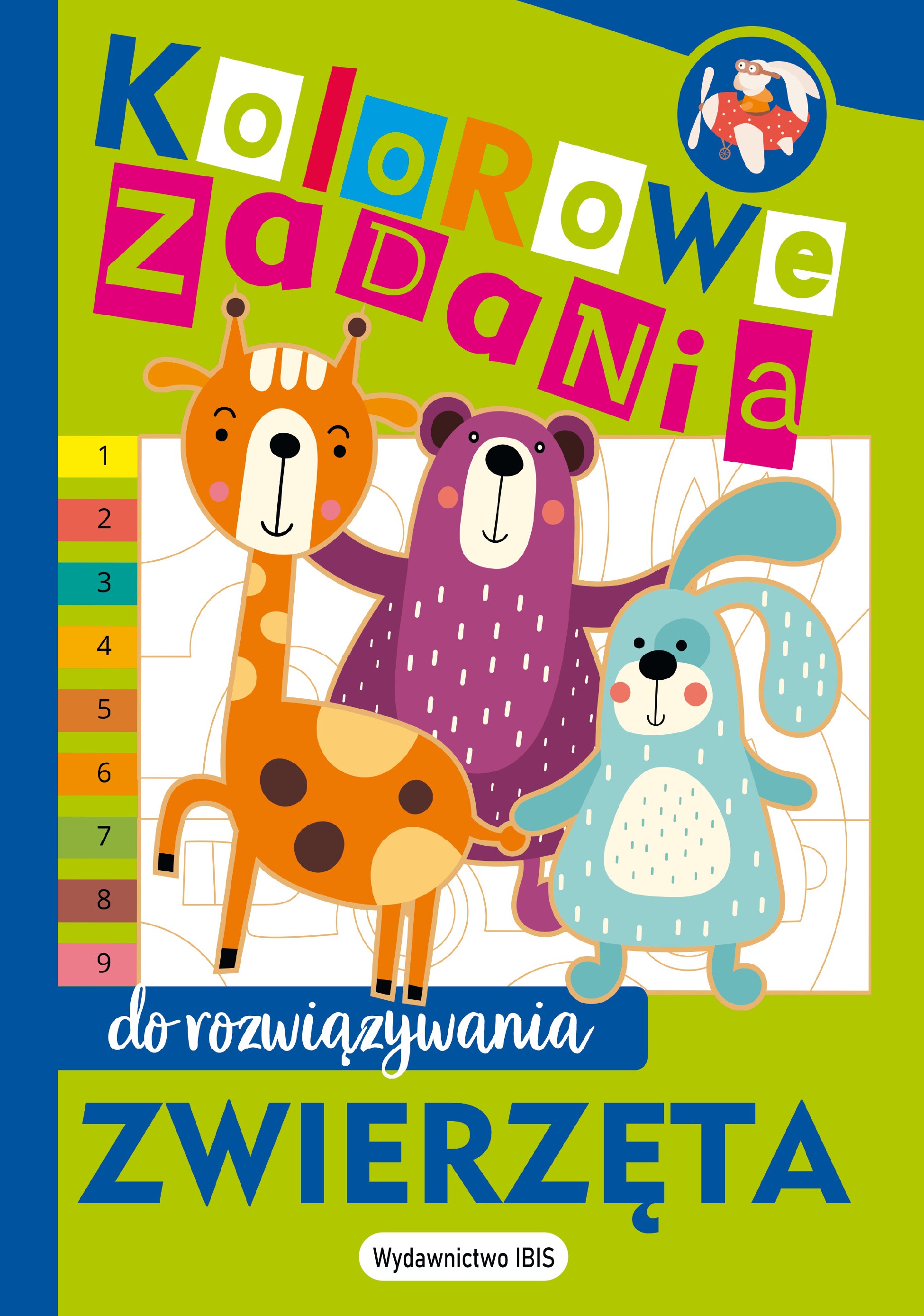 Image of Kolorowe zadania do rozwiązywania Zwierzęta