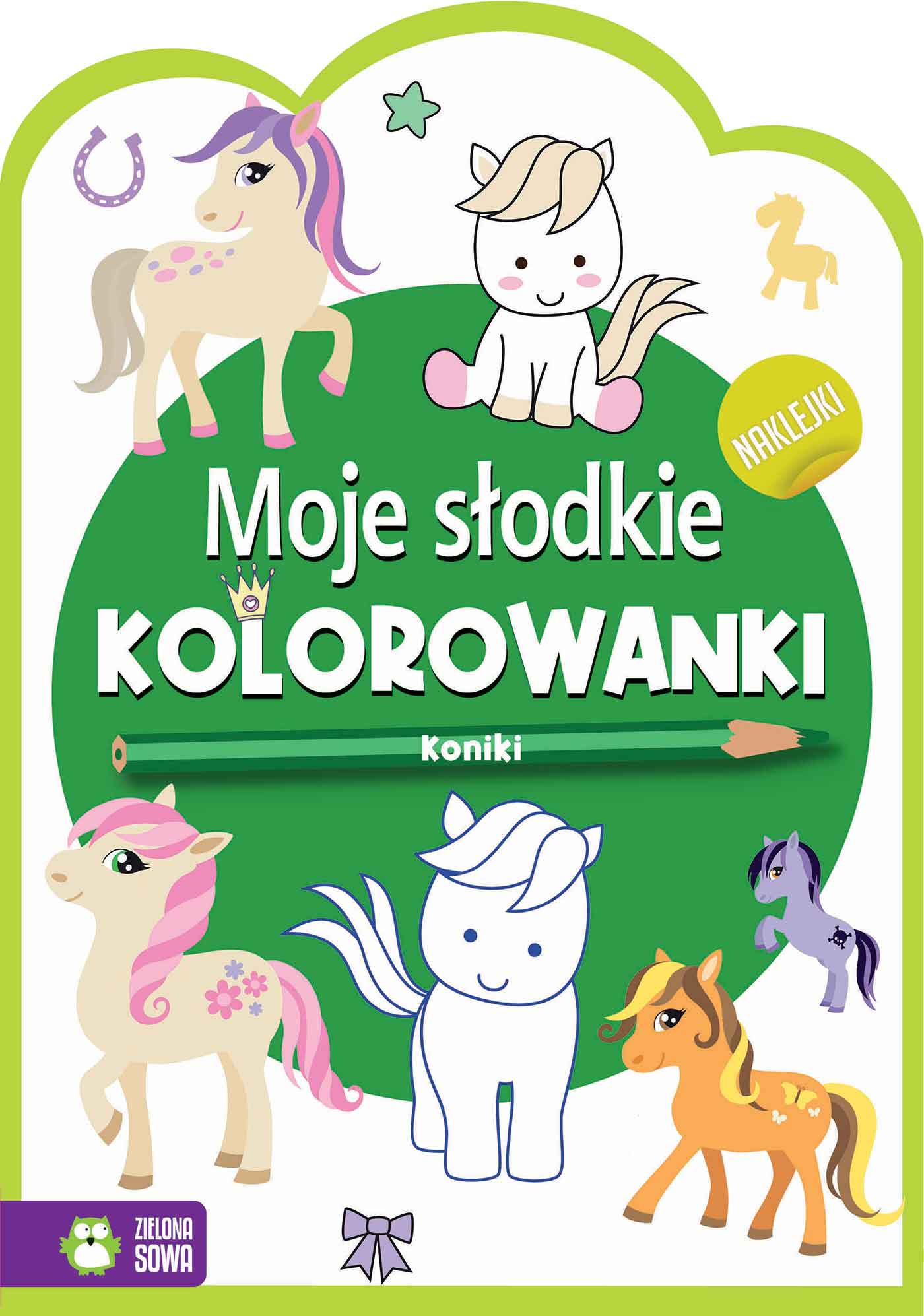 Image of Moje słodkie kolorowanki Koniki