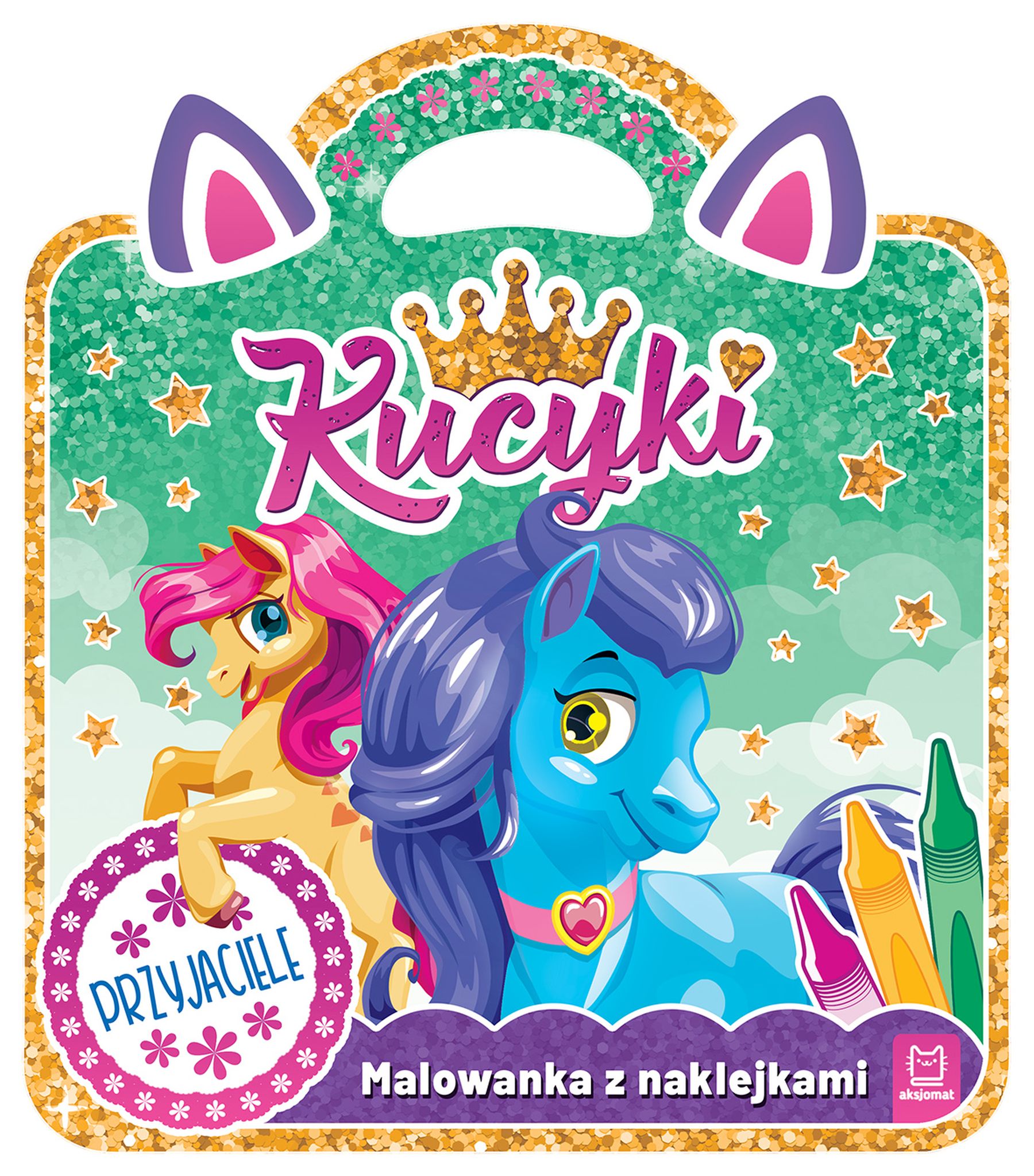 Image of Kucyki. Malowanka z naklejkami. Przyjaciele