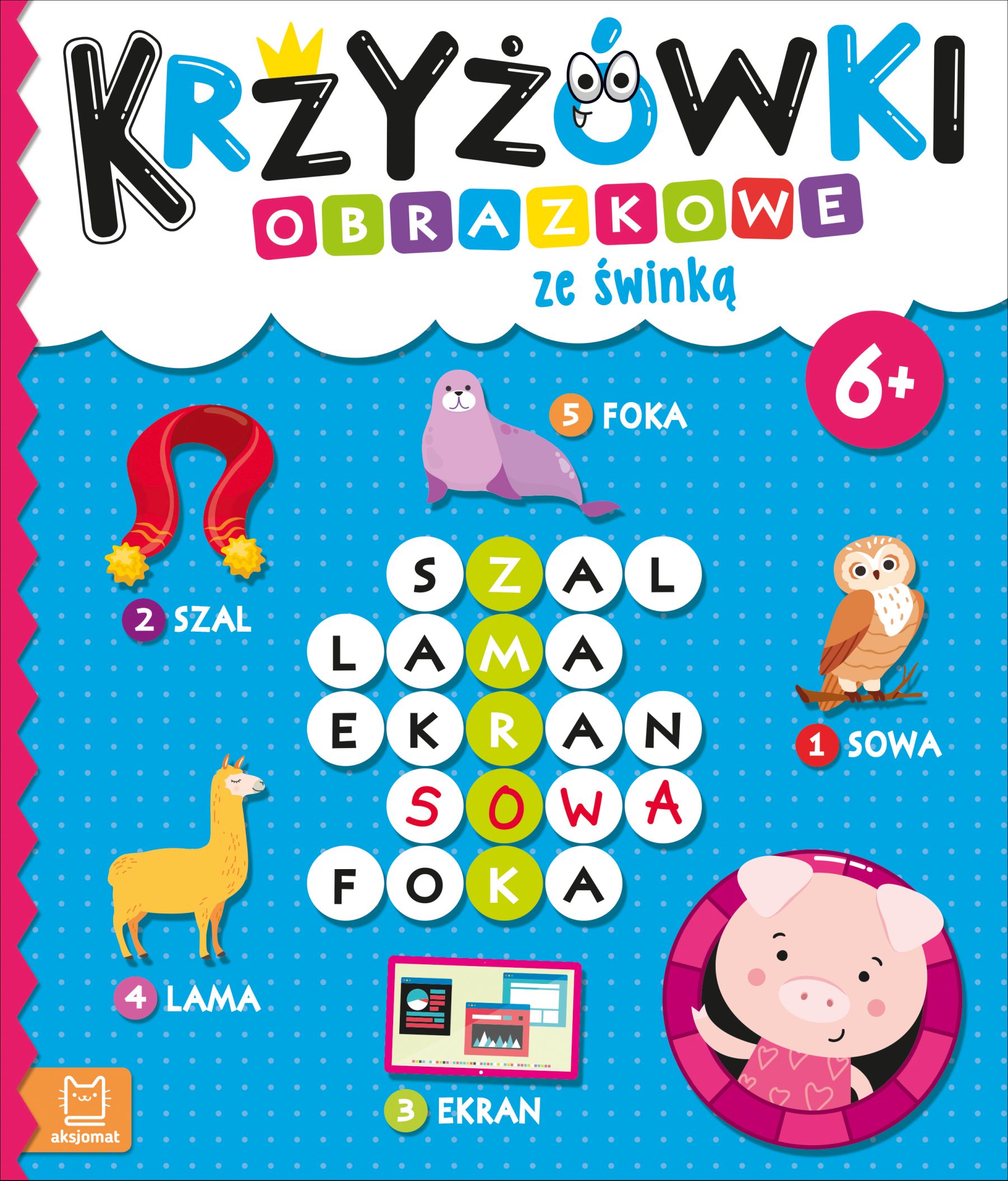 Image of Krzyżówki obrazkowe ze świnką 6+