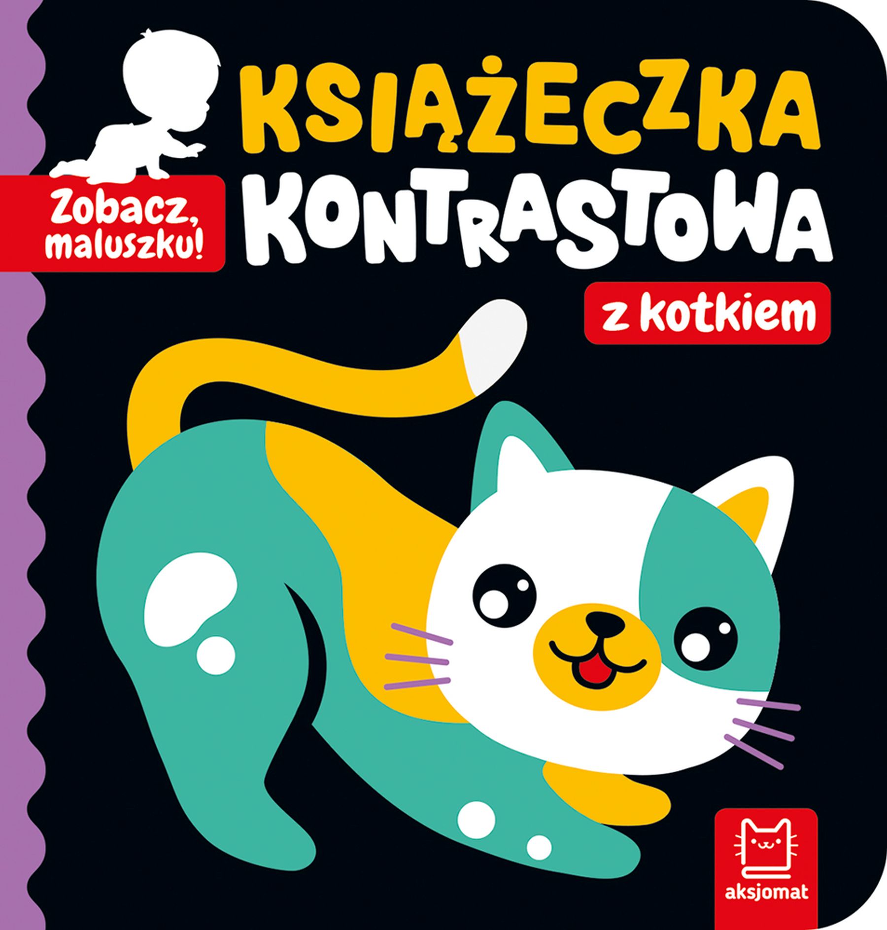 Image of Zobacz, maluszku! Książeczka kontrastowa z kotkiem