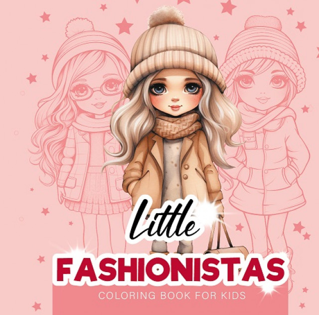 Image of Kolorowanka usztywniana Little Fashionistas Małe projektantki