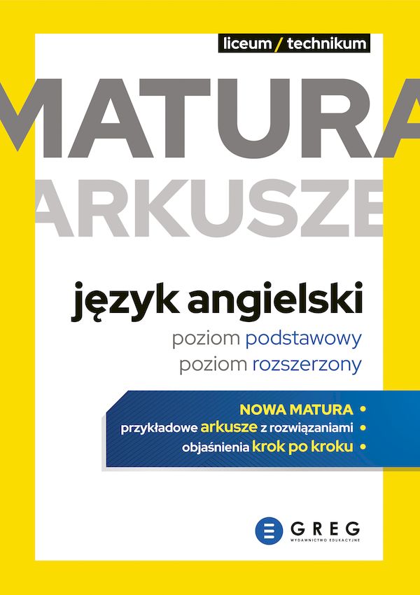 Image of Język angielski. Poziom podstawowy i rozszerzony. Arkusze