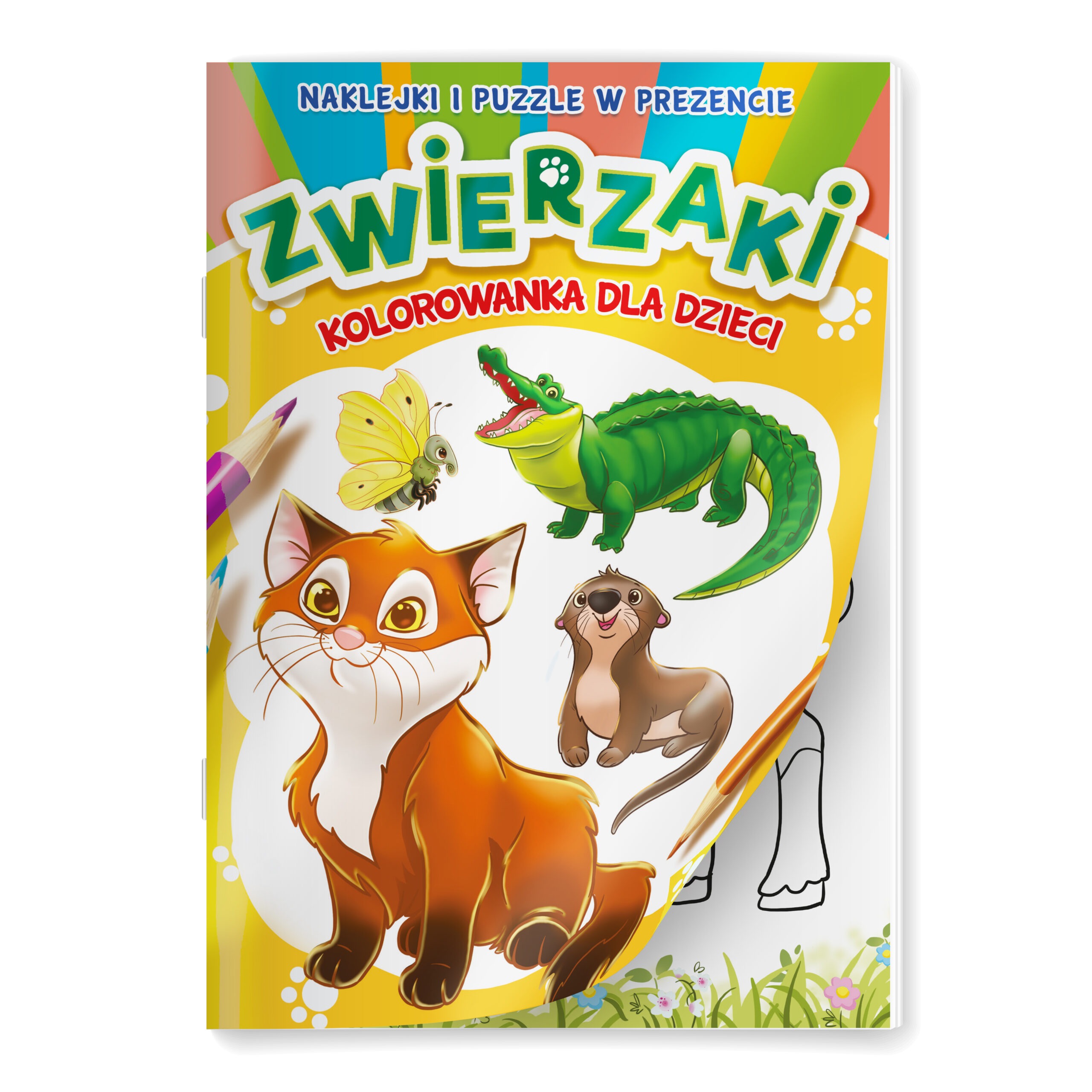 Image of Zwierzaki. Kolorowanka dla dzieci