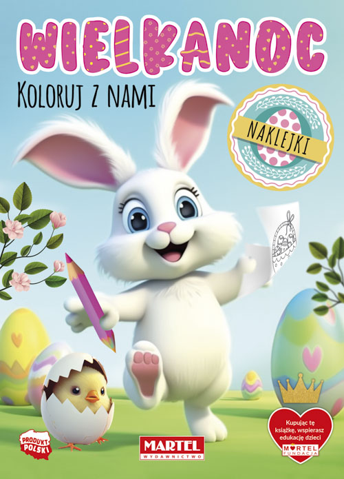 Image of Wielkanoc. Koloruj z nami z naklejkami