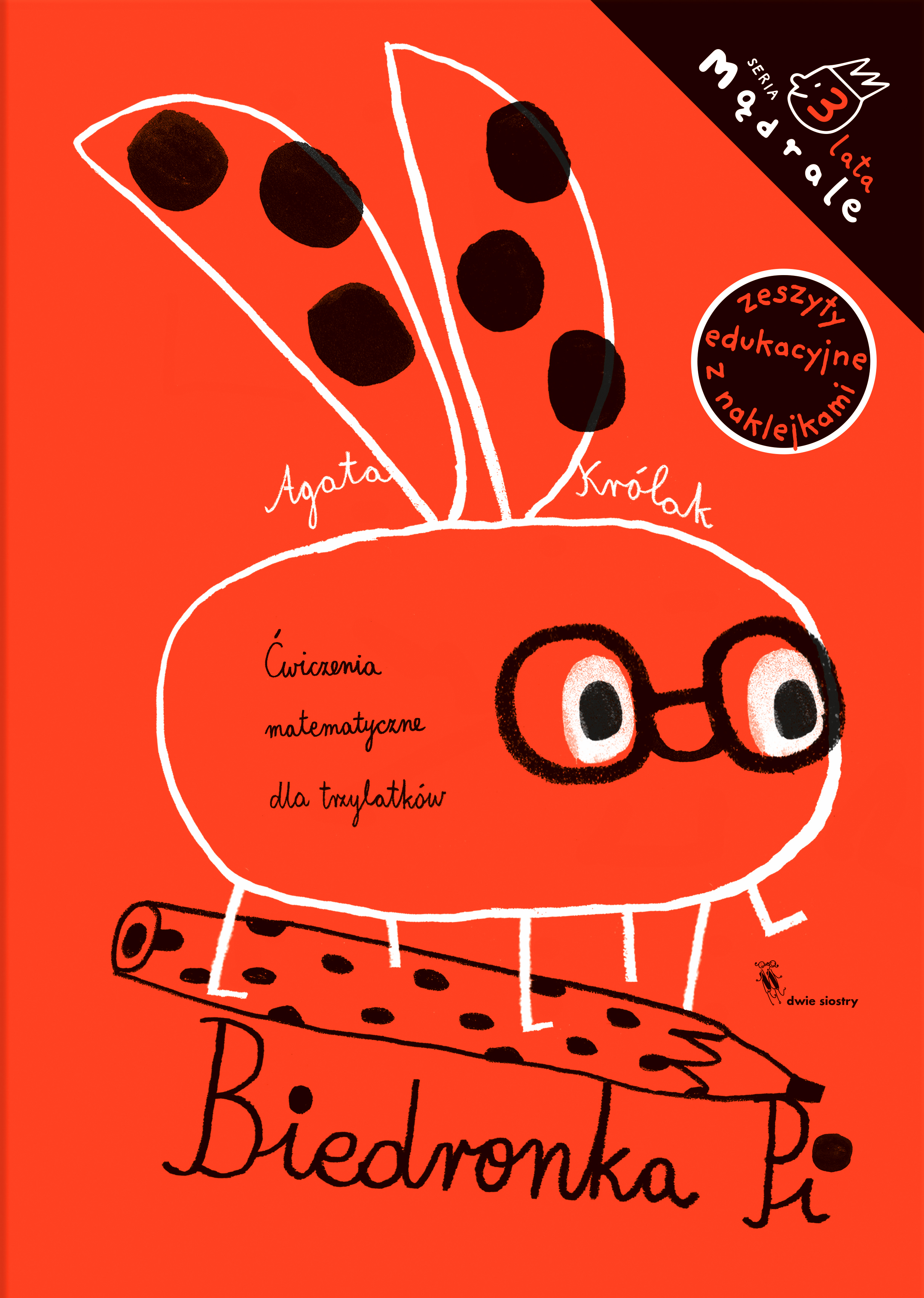 Image of Biedronka Pi. Ćwiczenia matematyczne dla trzylatków. Mądrale wyd. 2023