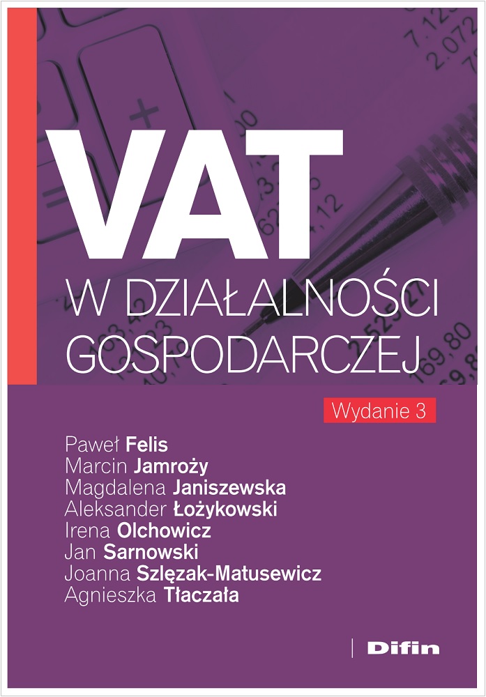 Image of VAT w działalności gospodarczej wyd. 3