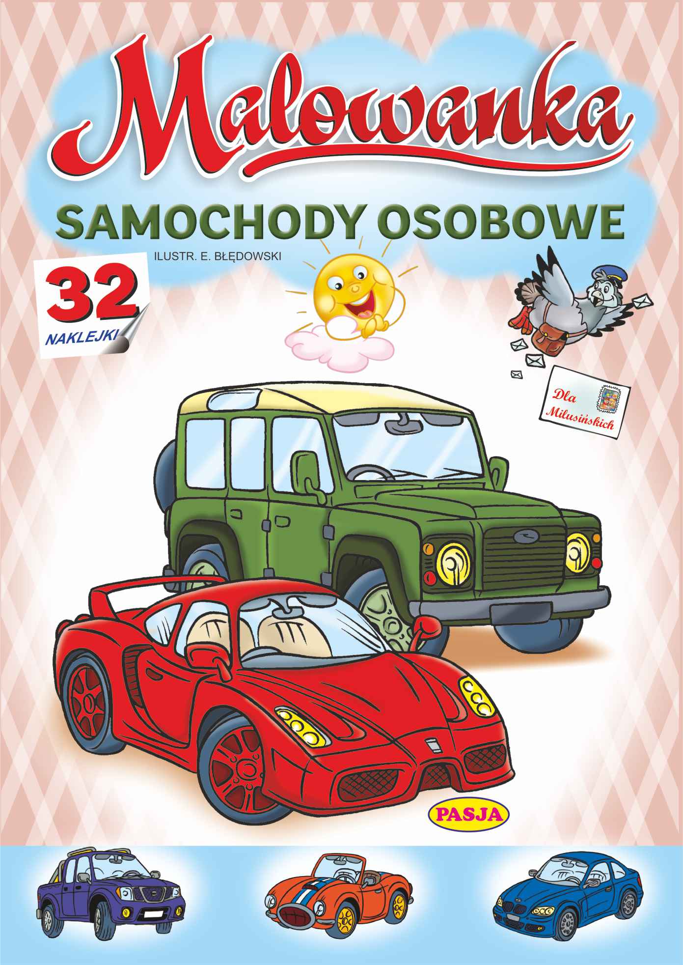 Image of Samochody osobowe. Malowanka