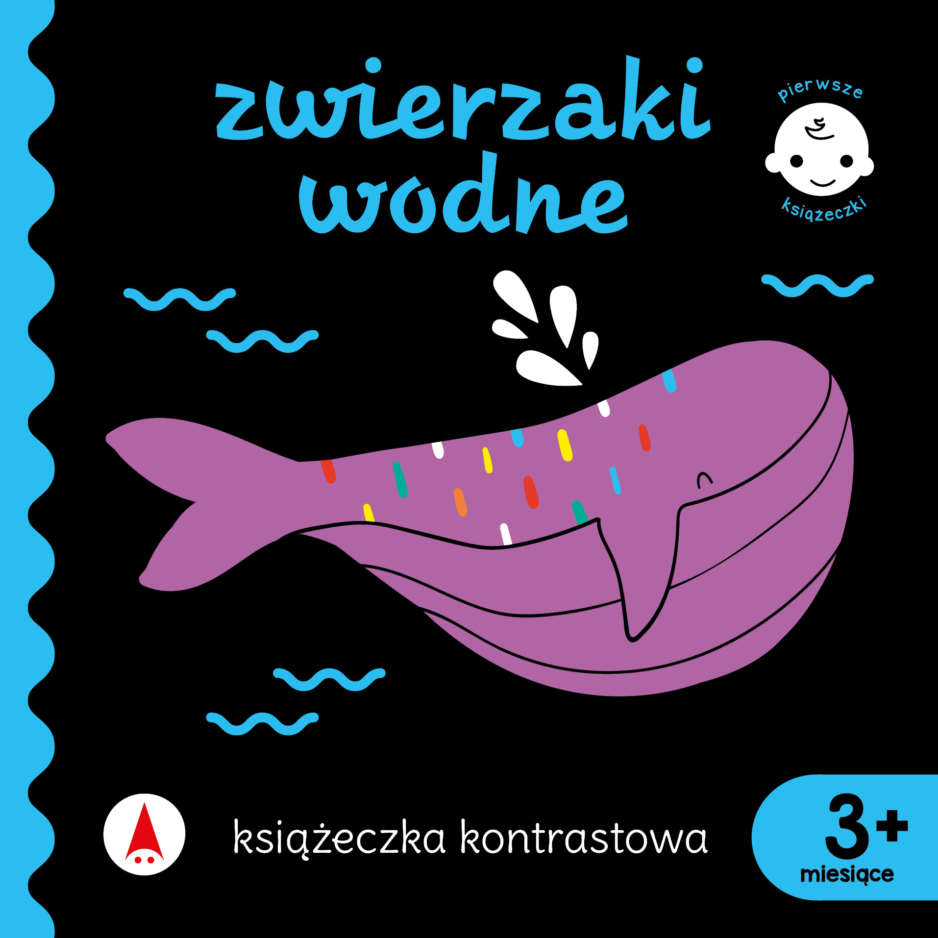 Image of Zwierzaki wodne. Książeczka kontrastowa. Pierwsze książeczki