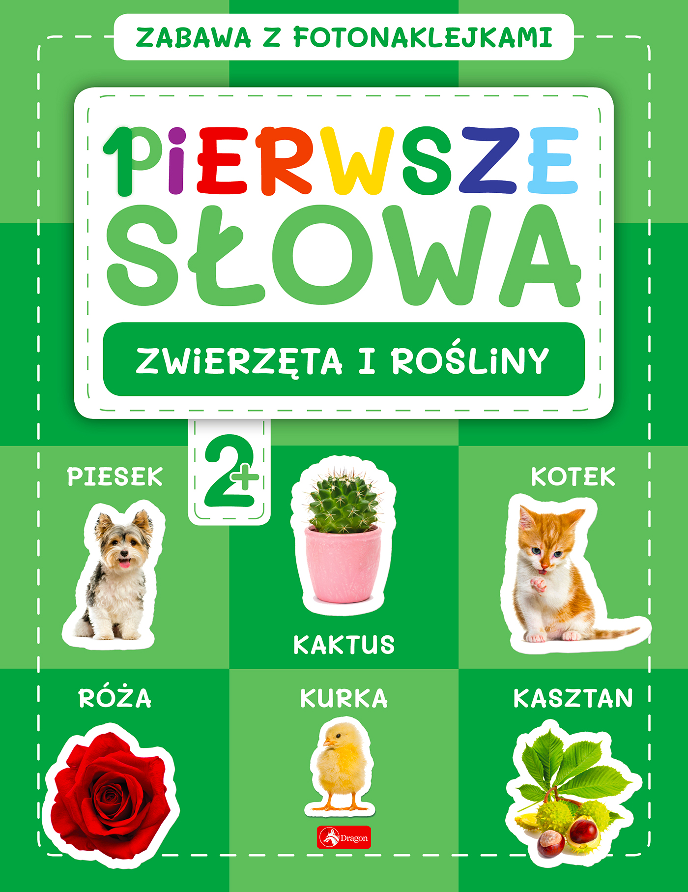 Image of Zwierzęta i rośliny. Pierwsze słowa. Zabawa z fotonaklejkami