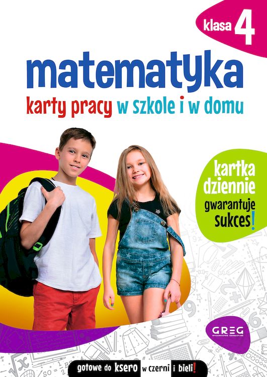 Image of Matematyka. Karty pracy w szkole i w domu. Klasa 4