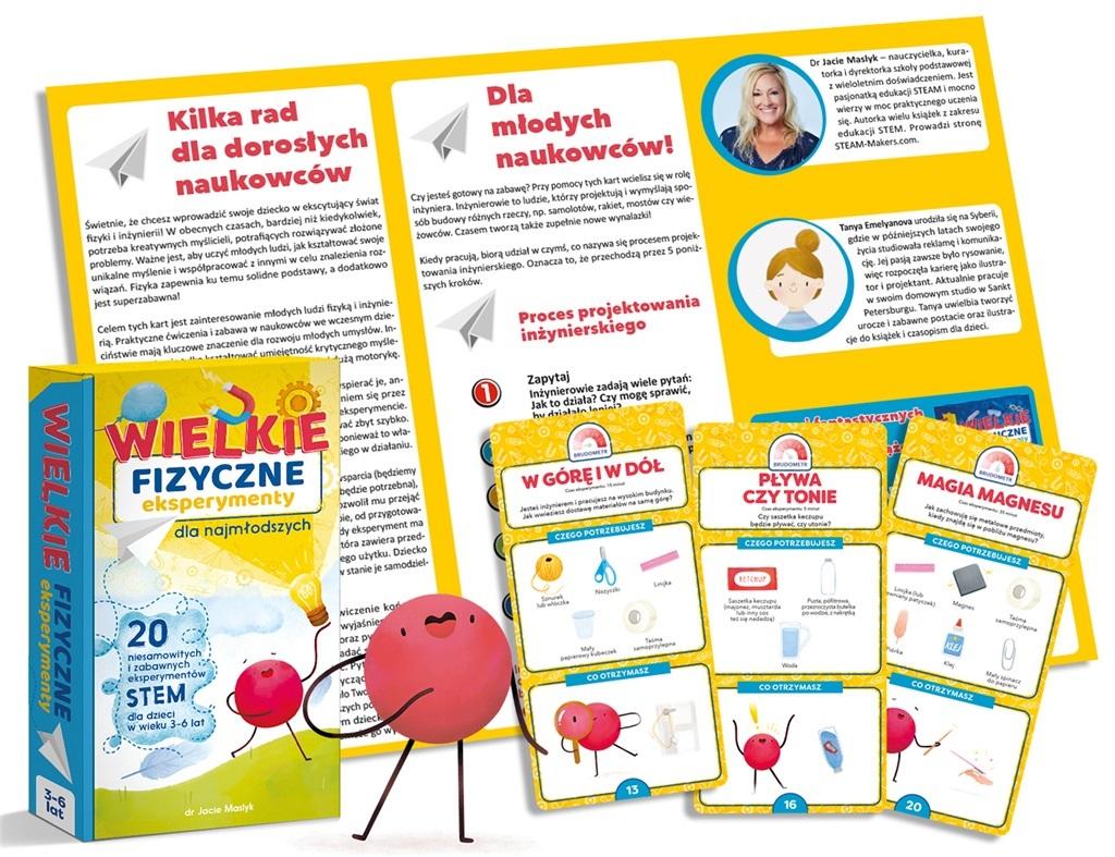 Image of Wielkie Fizyczne Eksperymenty dla najmłodszych! 20 niesamowitych i zabawnych eksperymentów STEM dla dzieci w wieku 3-6 lat