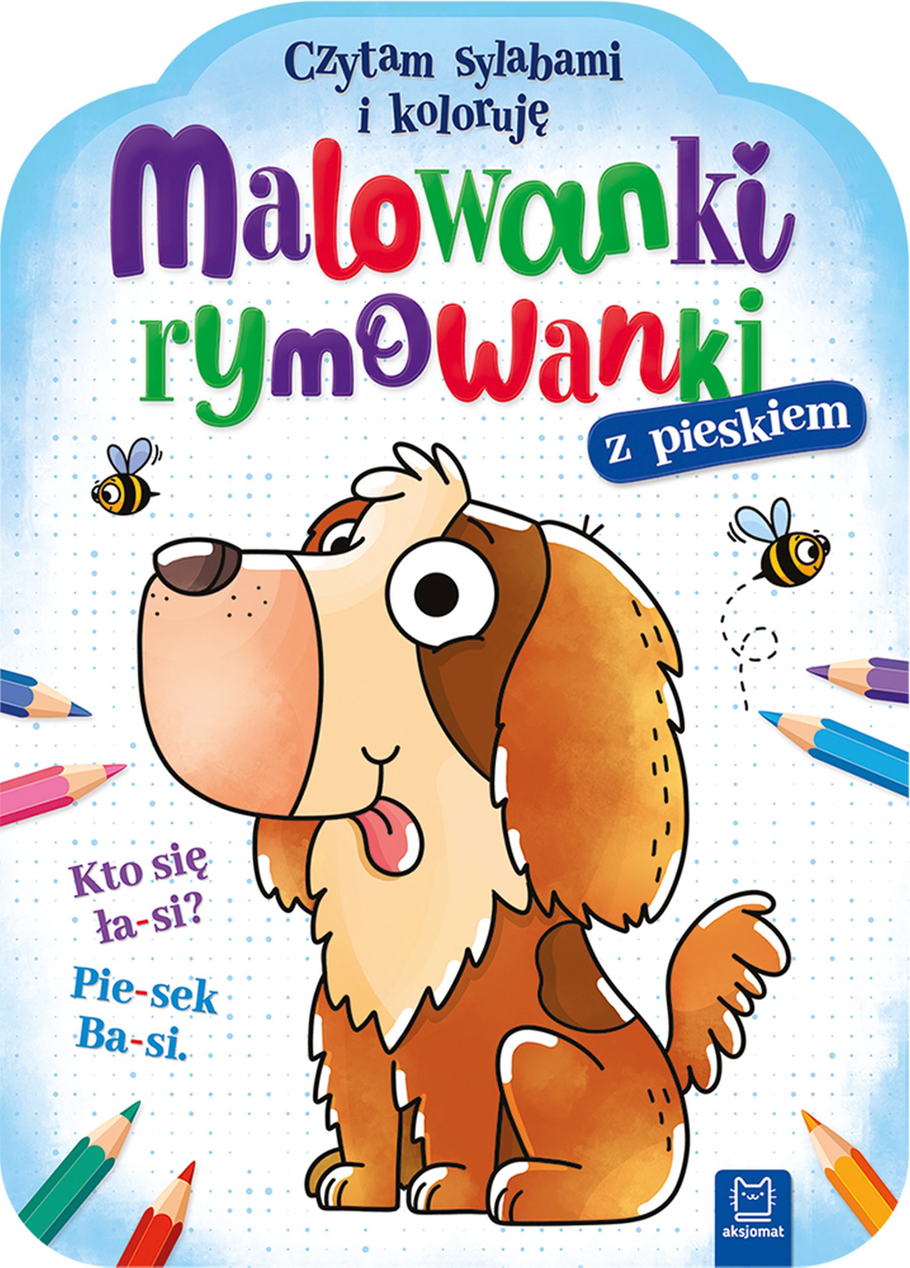 Image of Malowanki rymowanki z pieskiem. Czytam sylabami i koloruję