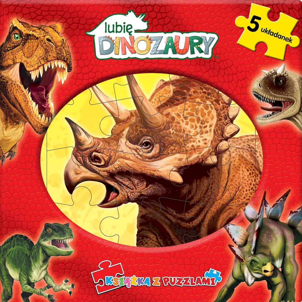 Image of Moje Dinozaury. Książka z puzzlami