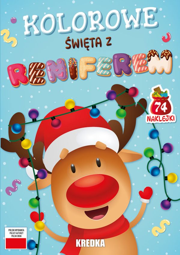 Image of Kolorowe święta z reniferem