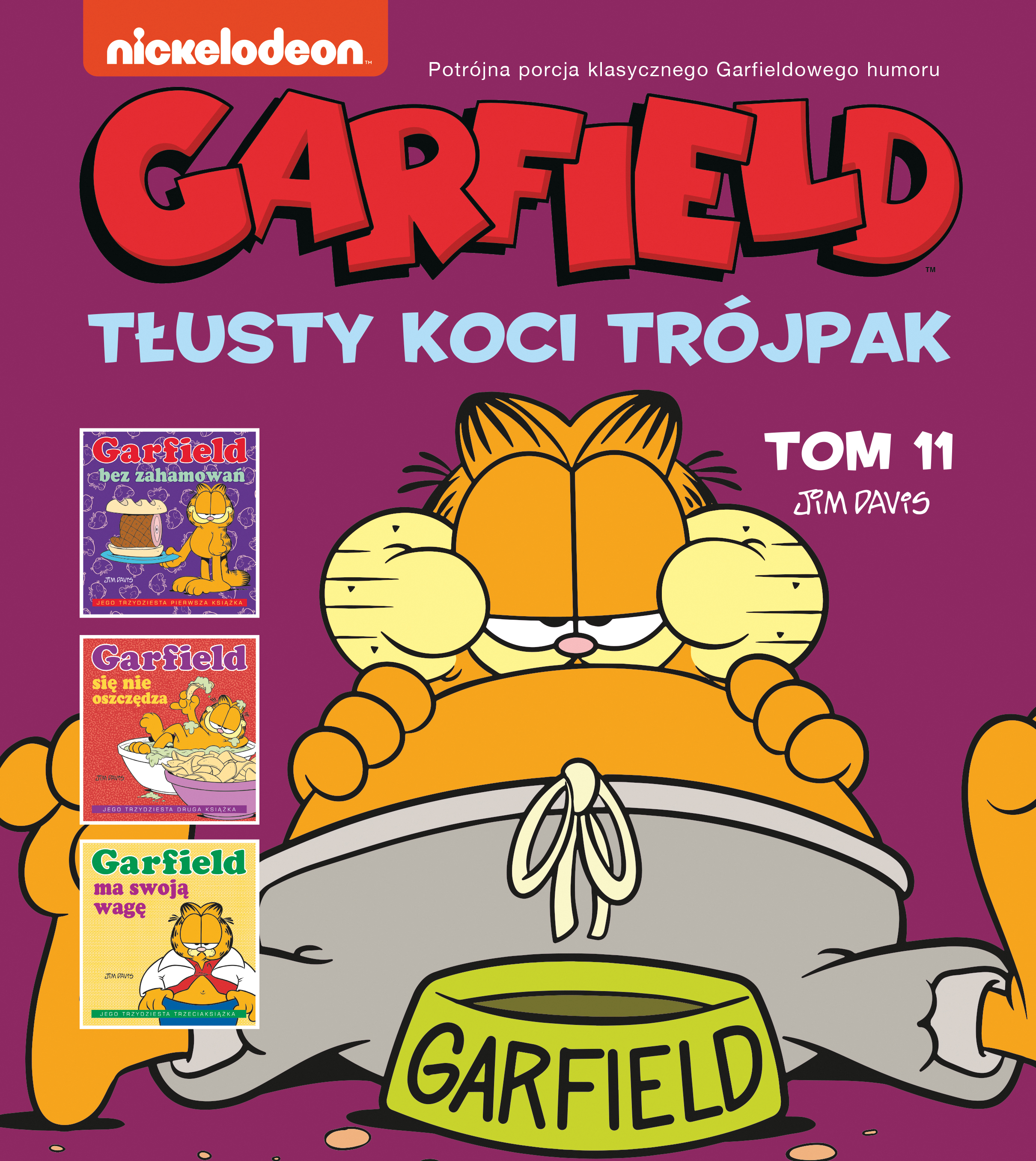Image of Garfield. Tłusty koci trójpak. Tom 11