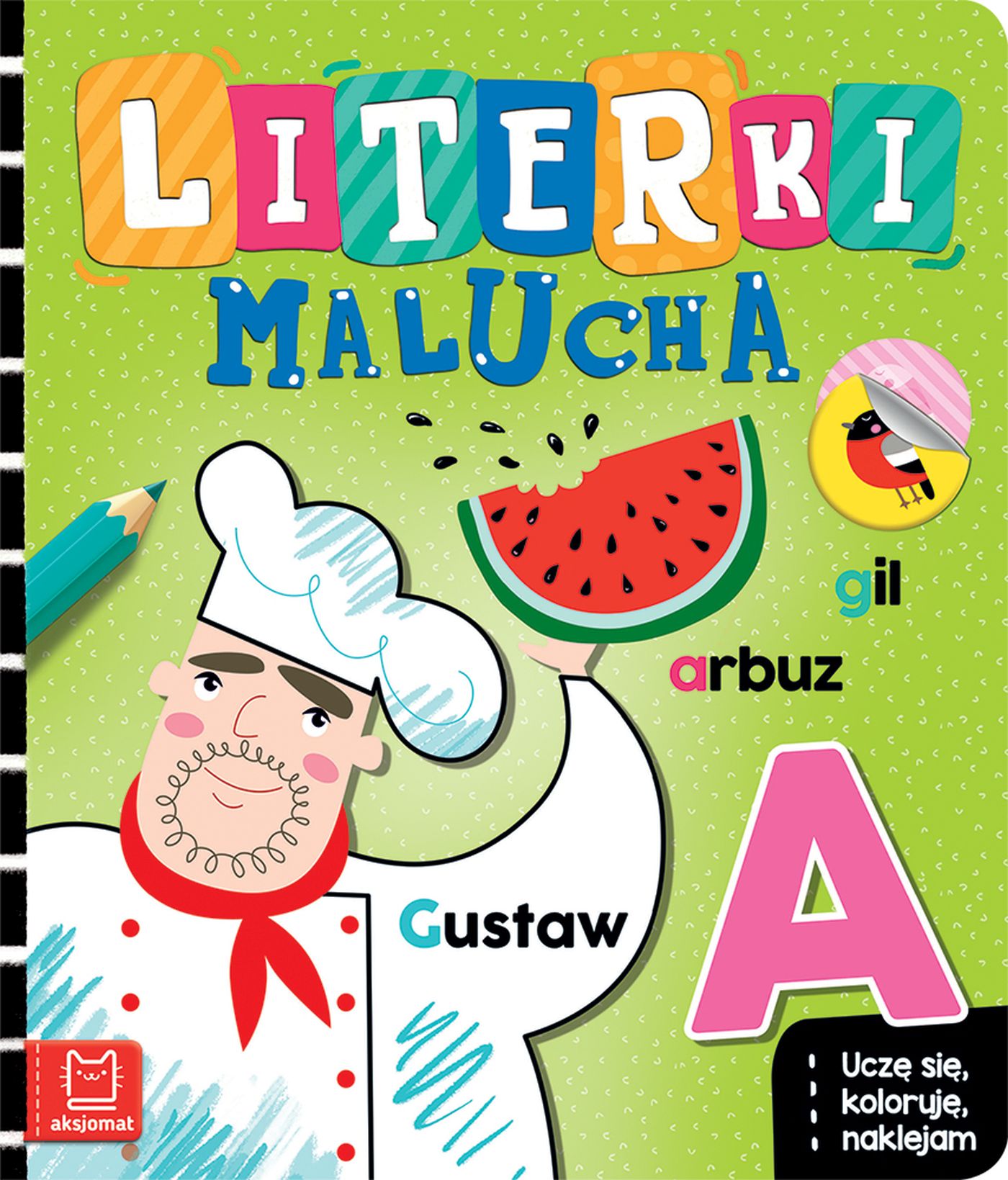 Image of Literki malucha. Uczę się, koloruję, naklejam