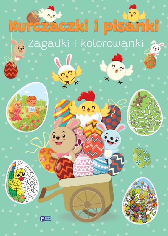 Image of Kurczaczki i pisanki. Zagadki i kolorowanki