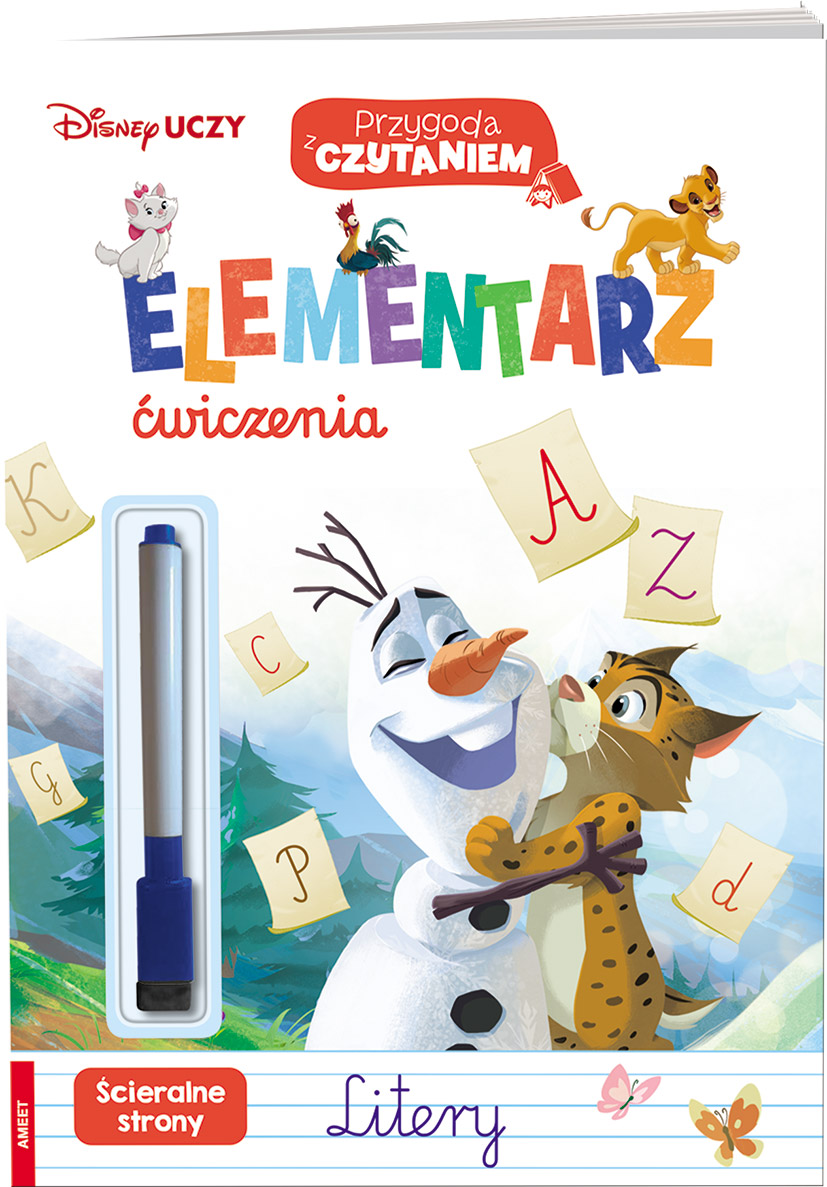 Image of Disney uczy Elementarz ćwiczenia Litery USL-9301