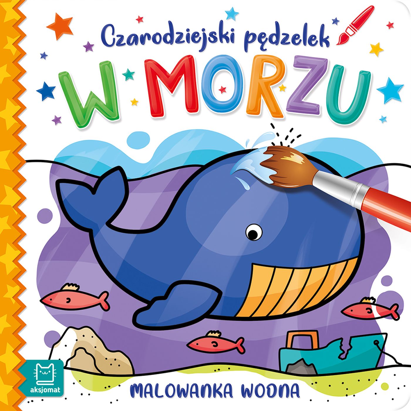 Image of W morzu. Czarodziejski pędzelek. Malowanka wodna