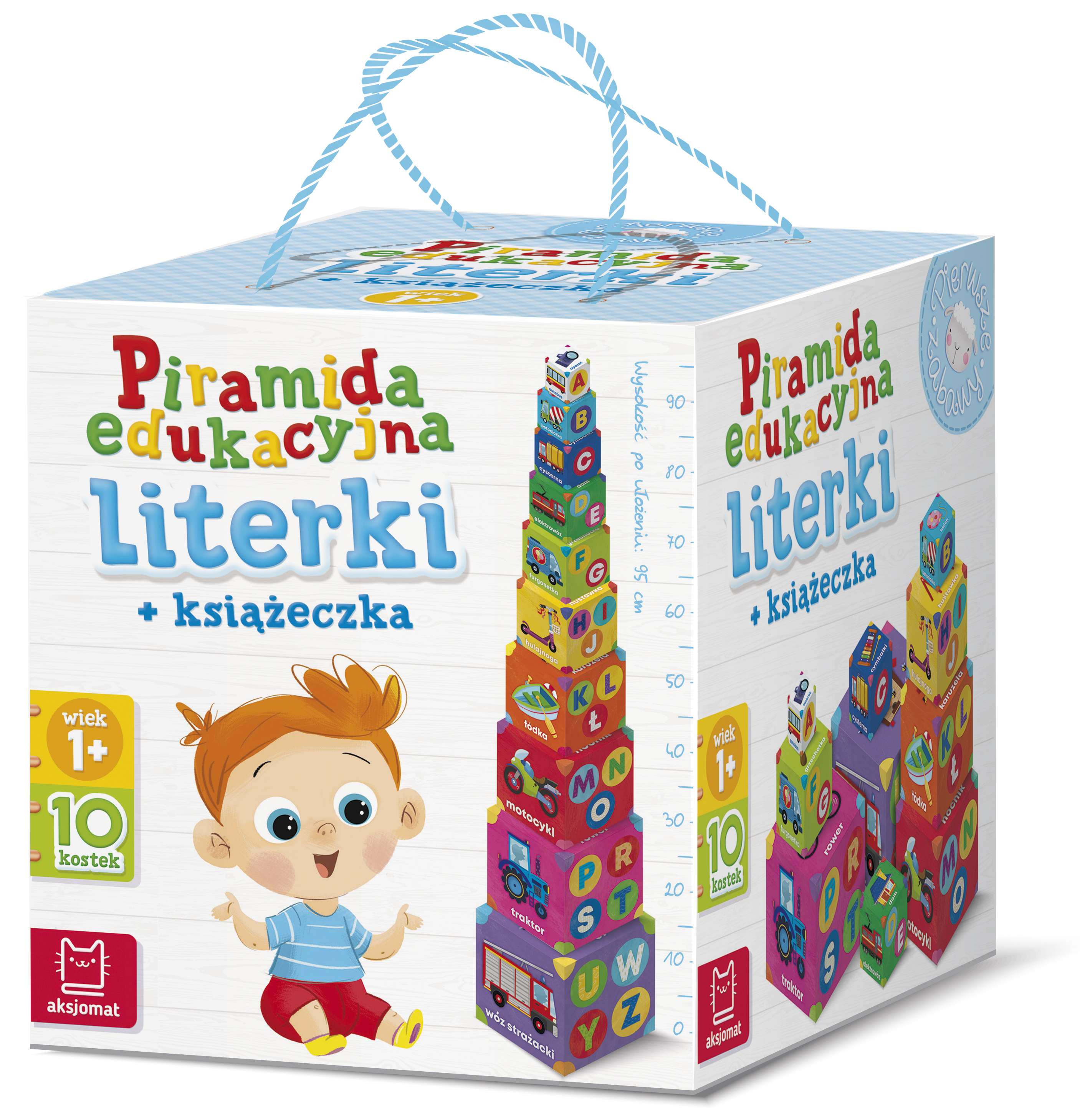 Image of Piramida edukacyjna literki + książeczka