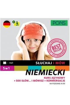 Image of Słuchaj i mów PONS niemiecki A1/B1 5w1 w.2