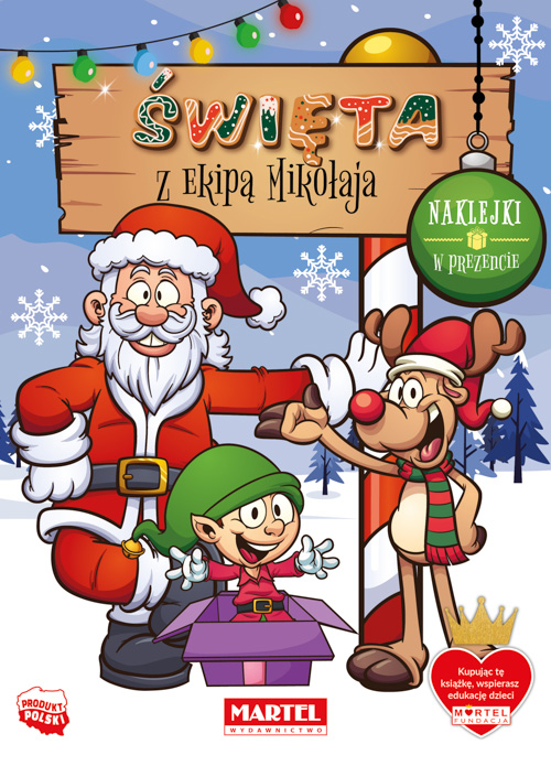 Image of Święta z ekipą Mikołaja z naklejkami