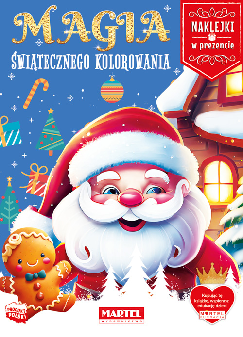 Image of Magia świątecznego kolorowania z naklejkami