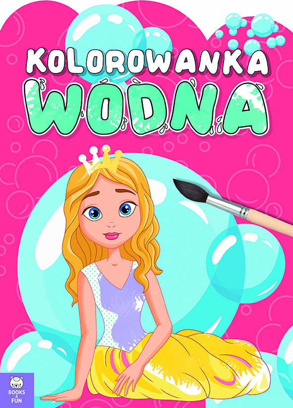 Image of Królewny. Kolorowanka wodna