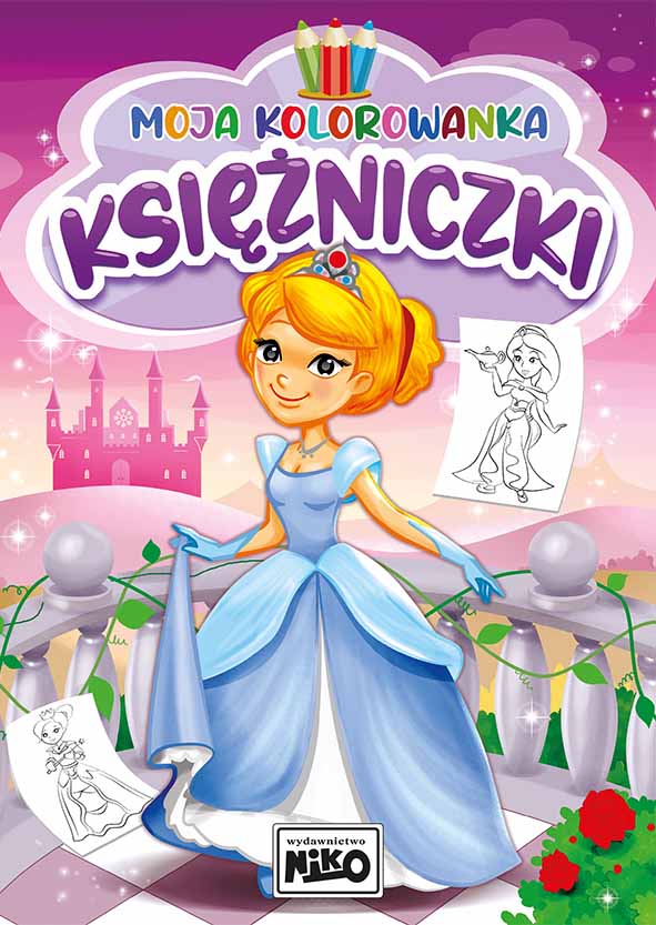 Image of Księżniczki. Moja kolorowanka