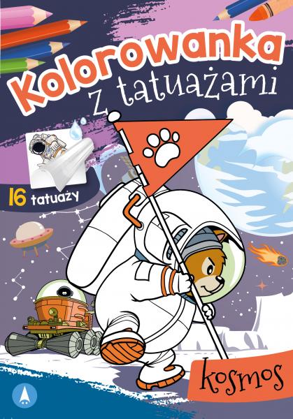Image of Kosmos. Kolorowanka z tatuażami