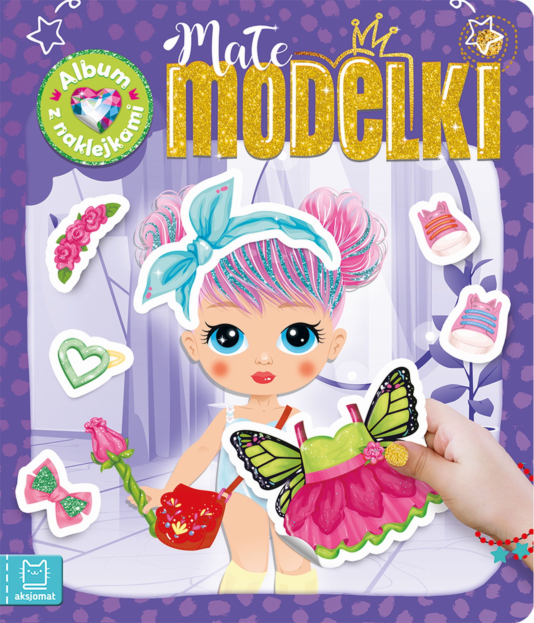Image of Małe modelki. Album z naklejkami
