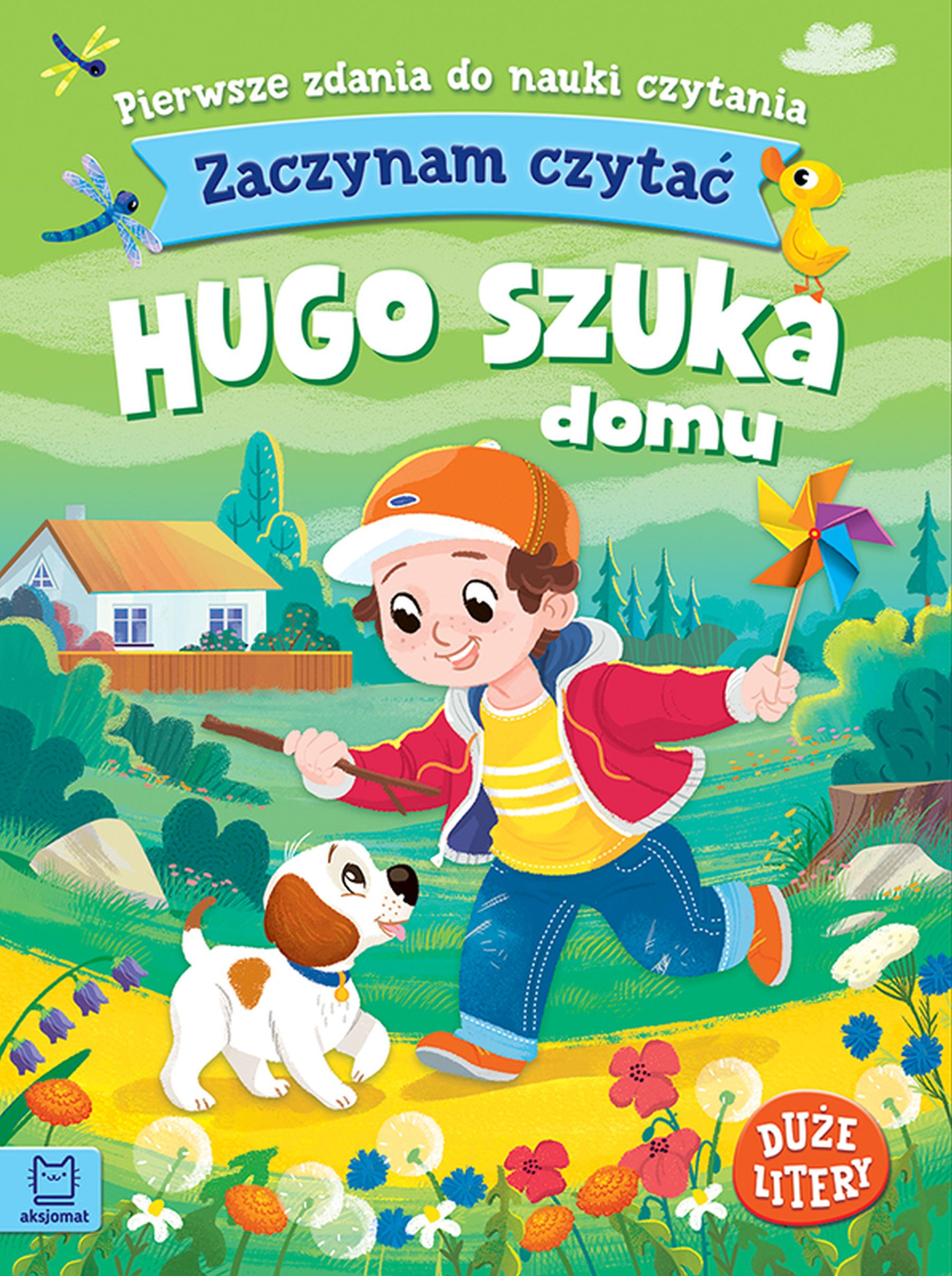 Image of Hugo szuka domu. Zaczynam czytać. Duże litery. Pierwsze zdania do nauki czytania.