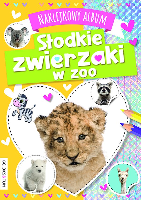 Image of Słodkie zwierzaki w zoo. Naklejkowy album