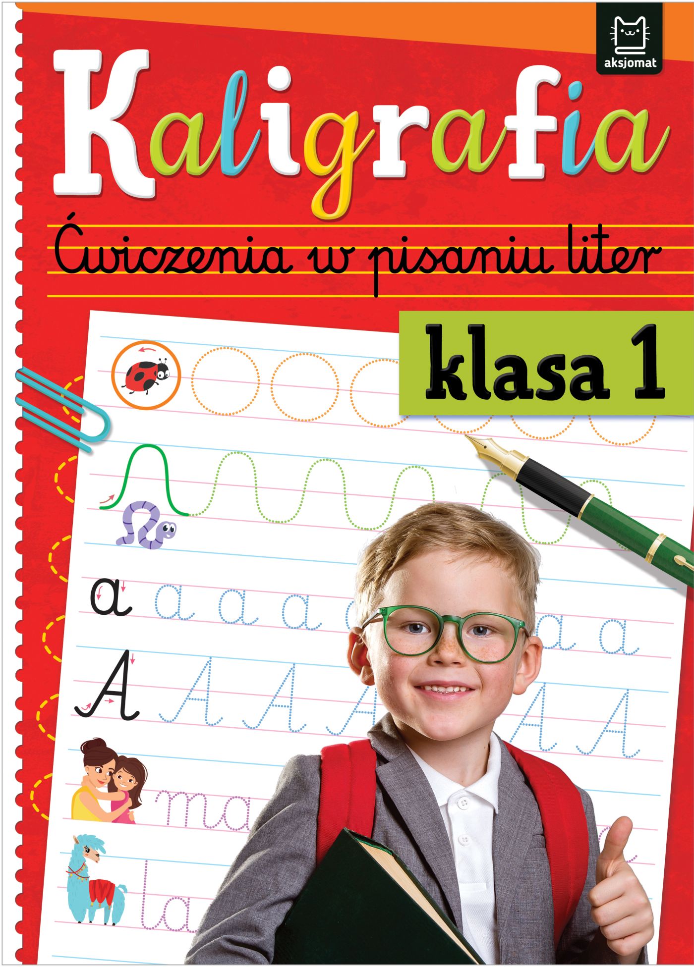 Image of Kaligrafia klasa 1. Ćwiczenia w pisaniu liter