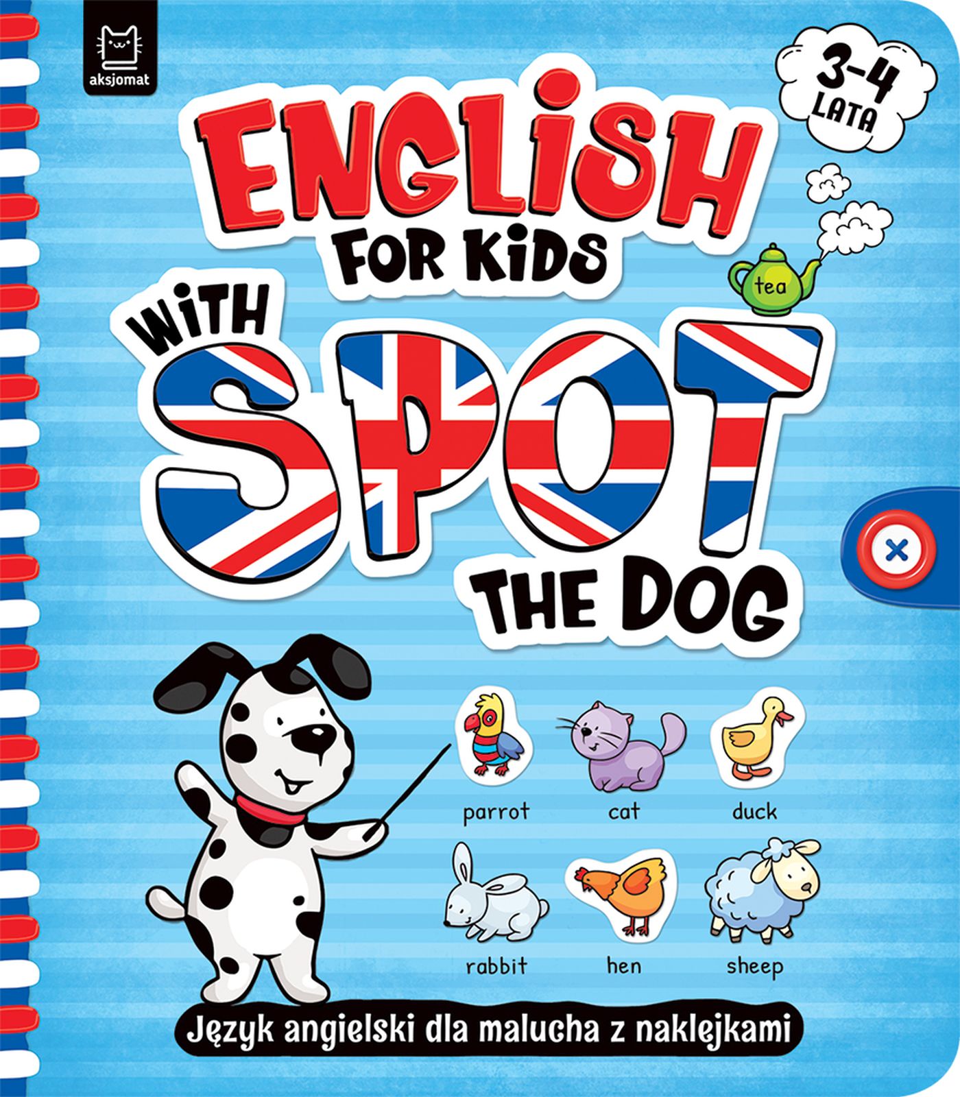 Image of English for Kids with Spot the Dog. Język angielski dla malucha z naklejkami. 3–4 lata