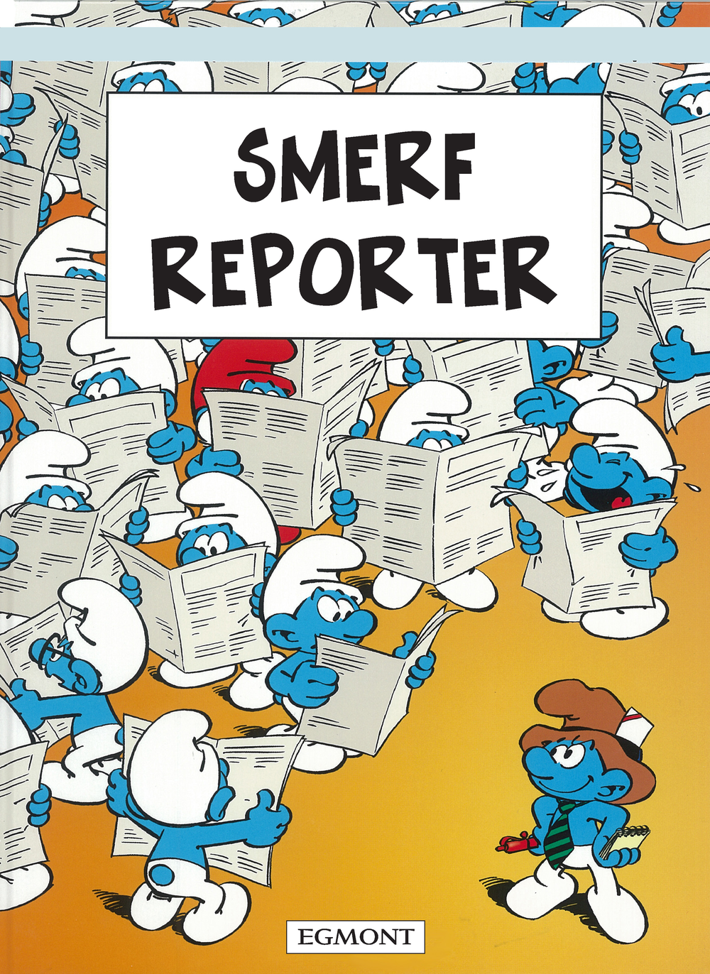 Image of Smerf Reporter. Smerfy Komiks