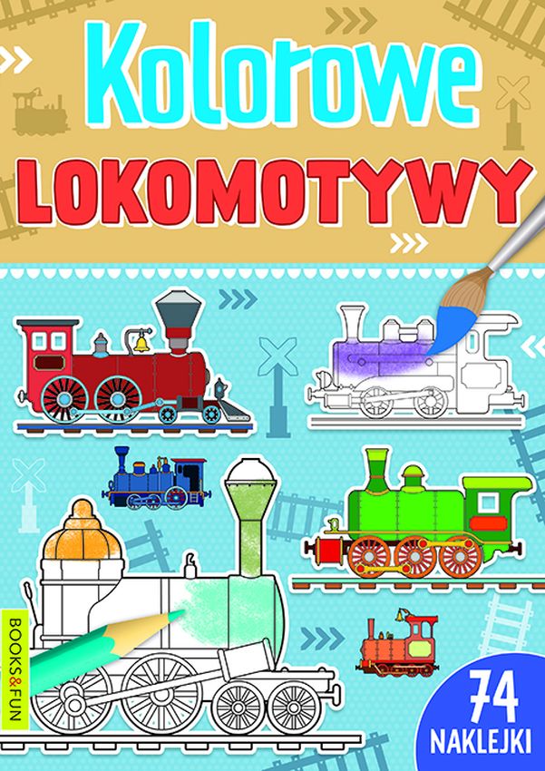 Image of Kolorowe lokomotywy