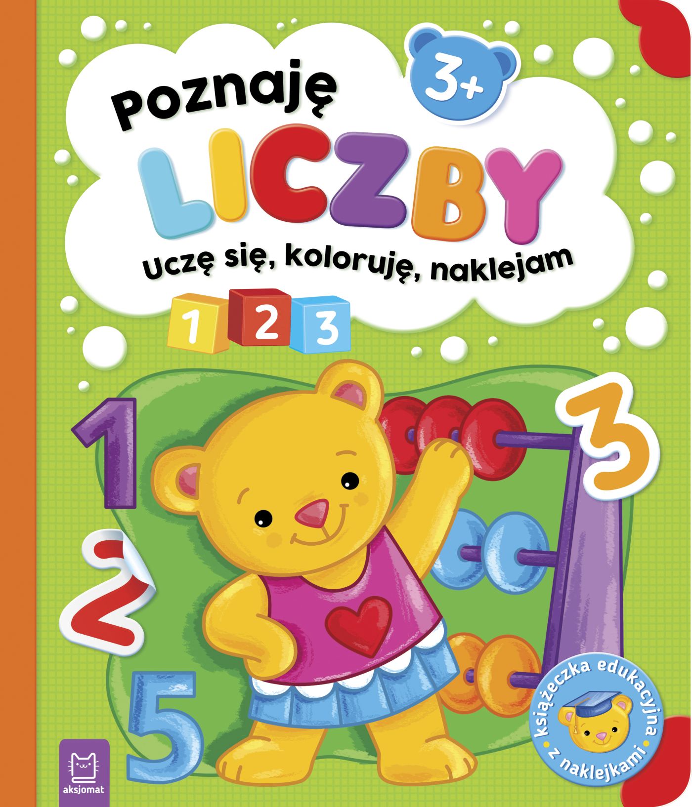Image of Poznaję liczby. Uczę się, koloruję, naklejam