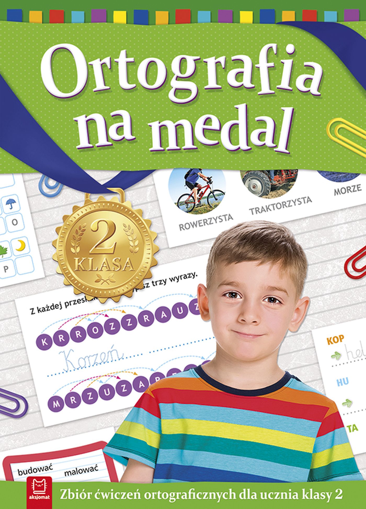Image of Ortografia na medal zbiór ćwiczeń ortograficznych dla ucznia klasy 2