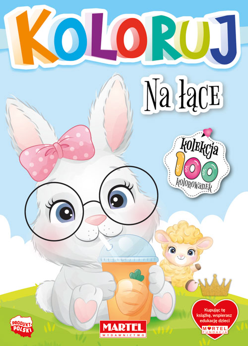 Image of Na łące. Koloruj