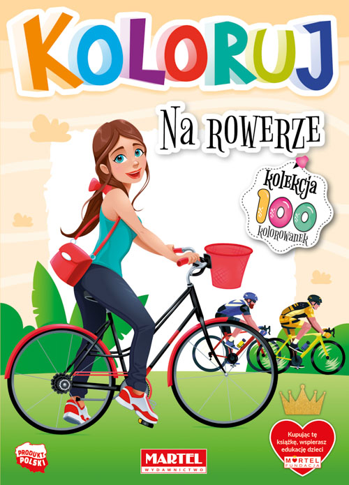 Image of Na rowerze. Koloruj