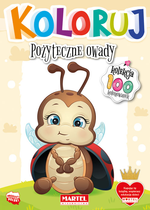 Image of Pożyteczne owady. Koloruj