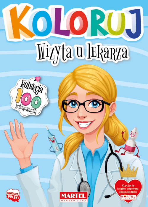 Image of Wizyta u lekarza. Koloruj
