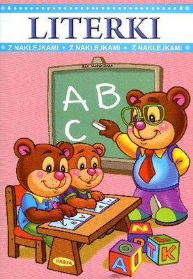 Image of Literki z naklejkami