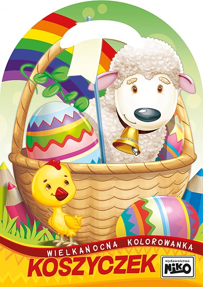 Image of Koszyczek. Wielkanocna kolorowanka