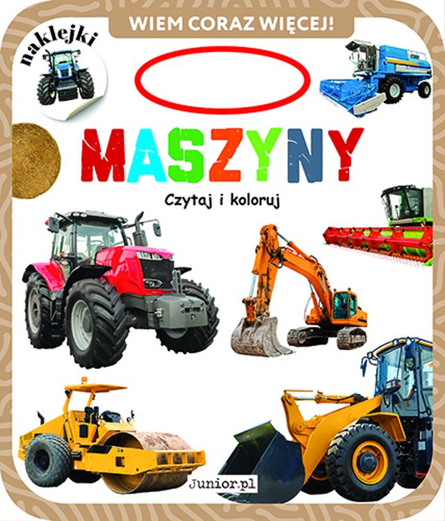 Image of Maszyny. Czytaj i koloruj. Wiem coraz więcej!