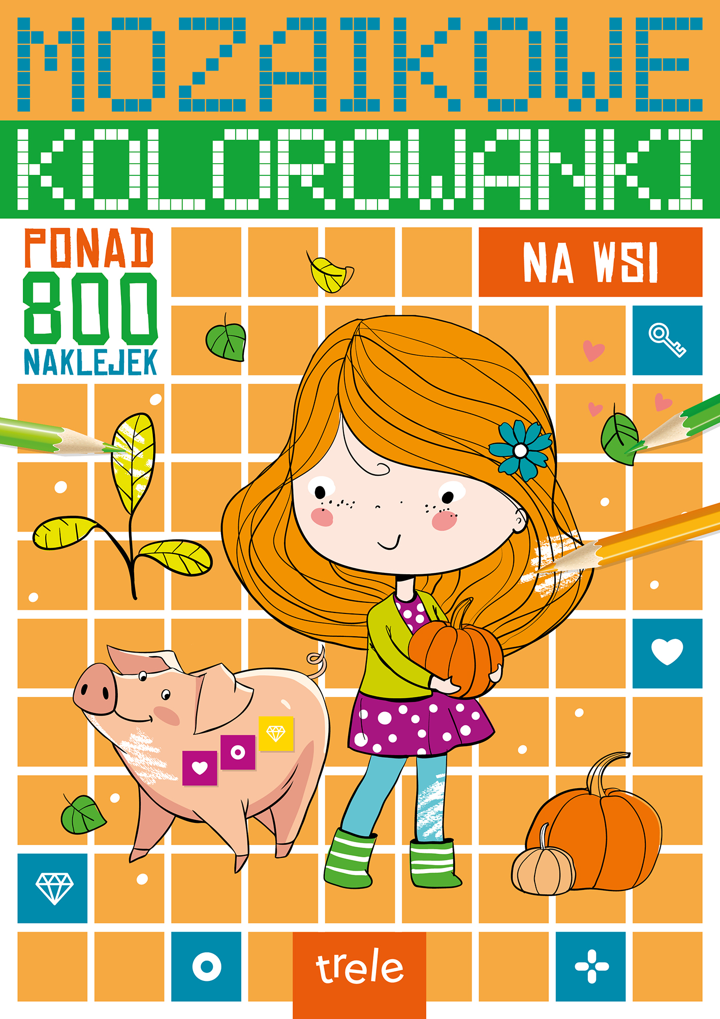 Image of Na wsi. Mozaikowe kolorowanki