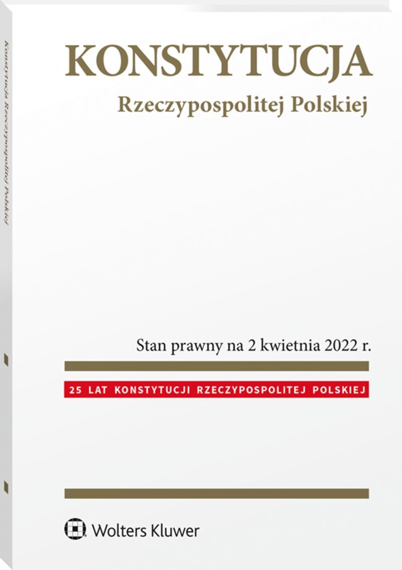 Image of Konstytucja Rzeczypospolitej Polskiej. Przepisy wyd. 2022