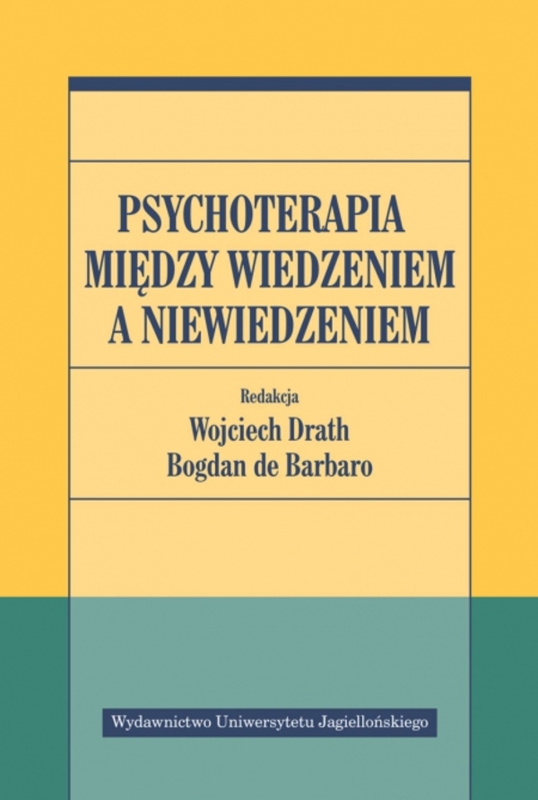 Image of Psychoterapia między wiedzeniem a niewiedzeniem